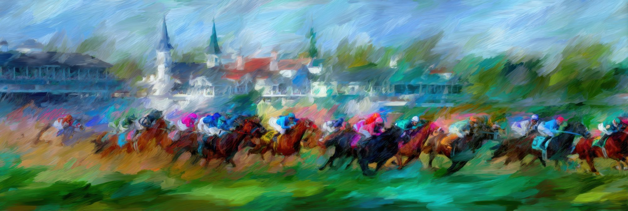 The Kentucky Derby at Churchill Downs